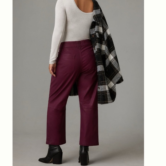 NWT Anthropologie The Wanderer Coated Relaxed Jeans by Pilcro size 27 - Picture 7 of 11